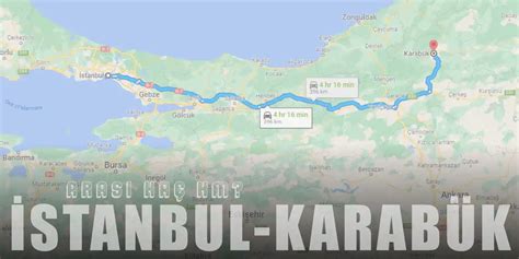 istanbul karabük otobüs kaç saat